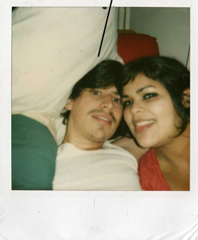 polaroid, him speaking